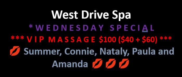 West Drive Spa Wednesday Special.png